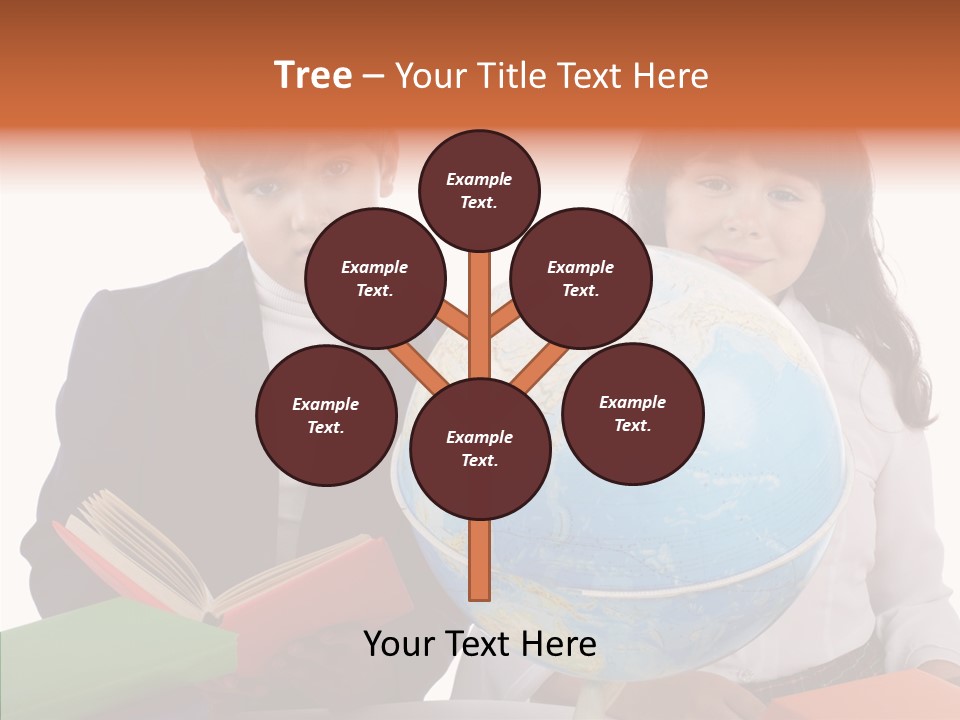 Student Test Caucasian PowerPoint Template