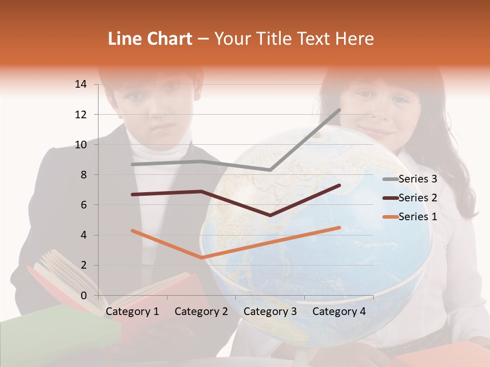 Student Test Caucasian PowerPoint Template