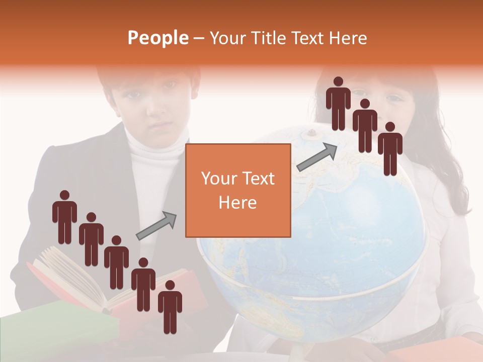Student Test Caucasian PowerPoint Template