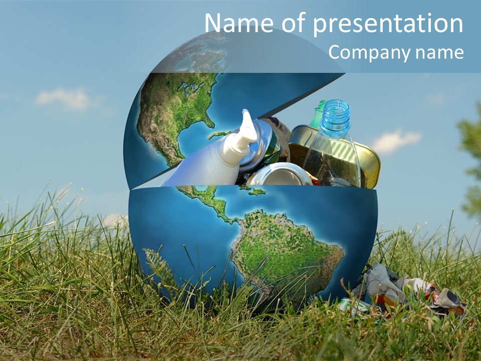 Bottle Idea Concept PowerPoint Template