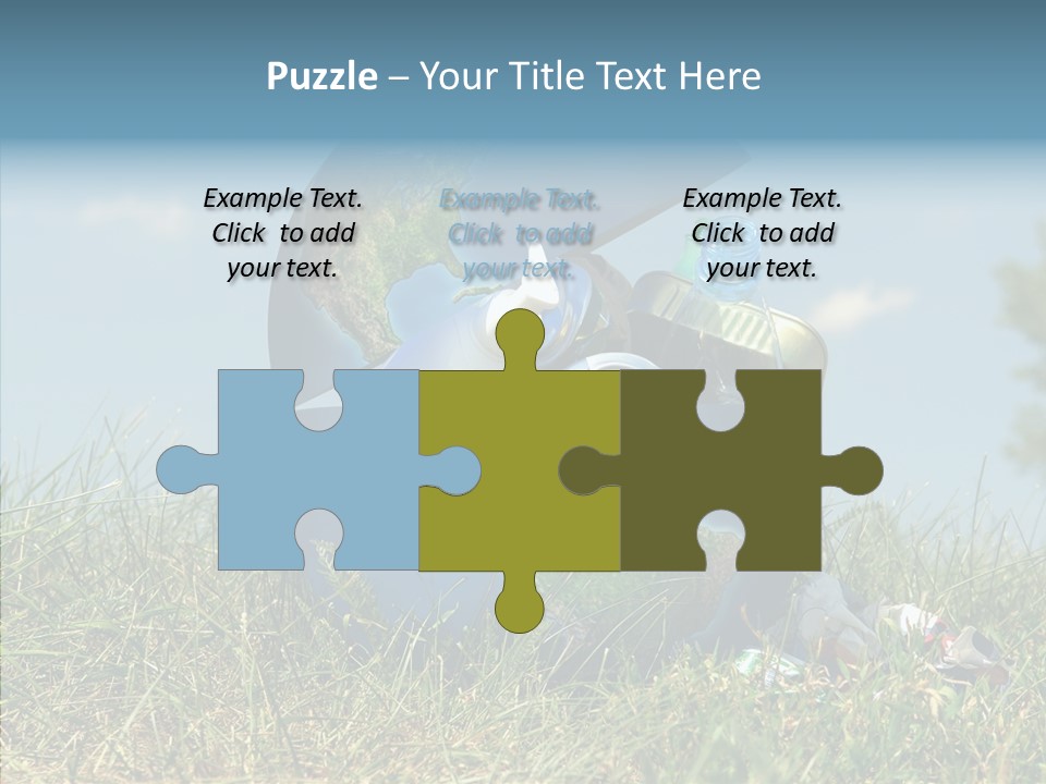 Bottle Idea Concept PowerPoint Template