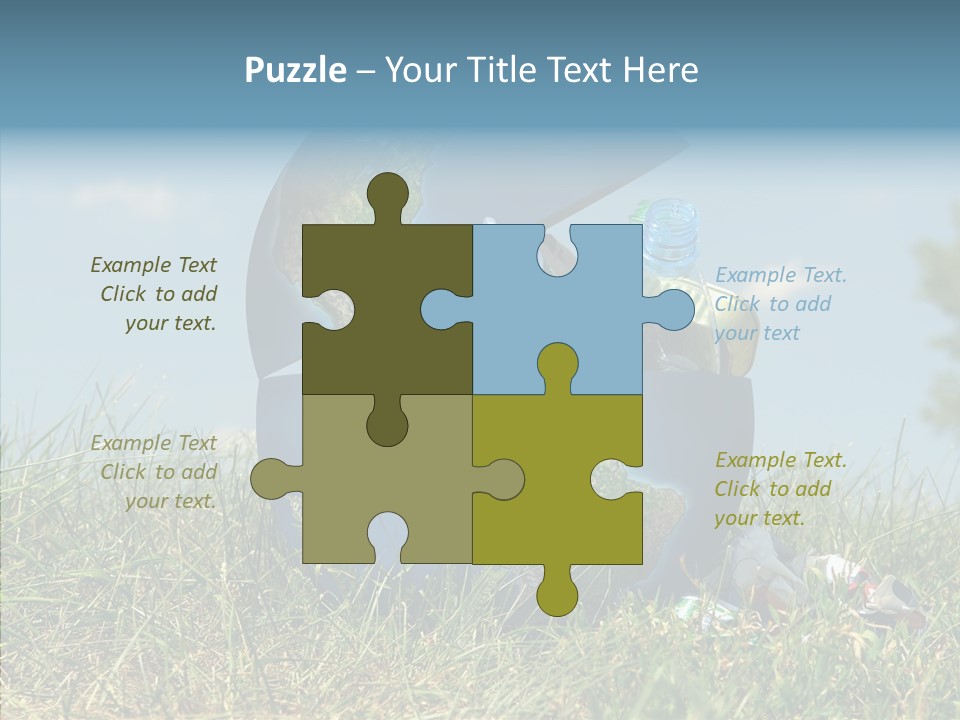 Bottle Idea Concept PowerPoint Template