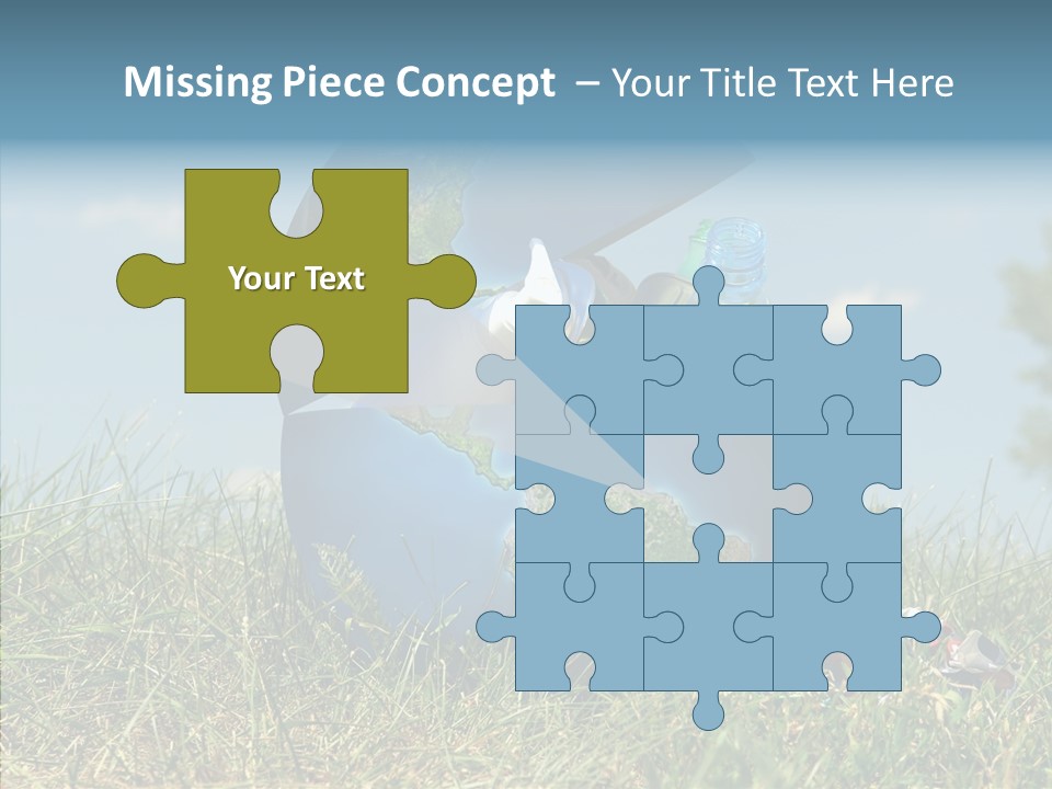 Bottle Idea Concept PowerPoint Template