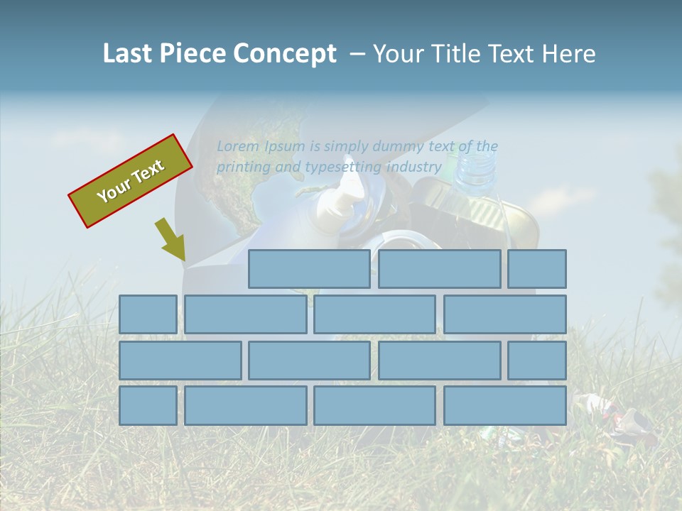 Bottle Idea Concept PowerPoint Template