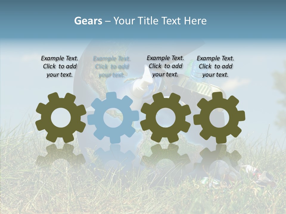 Bottle Idea Concept PowerPoint Template