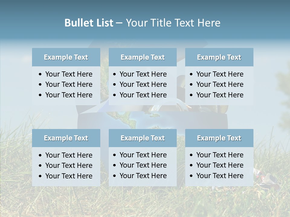 Bottle Idea Concept PowerPoint Template
