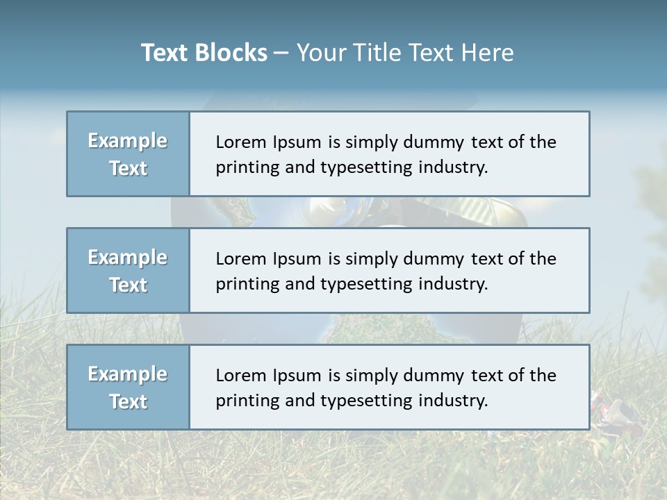 Bottle Idea Concept PowerPoint Template