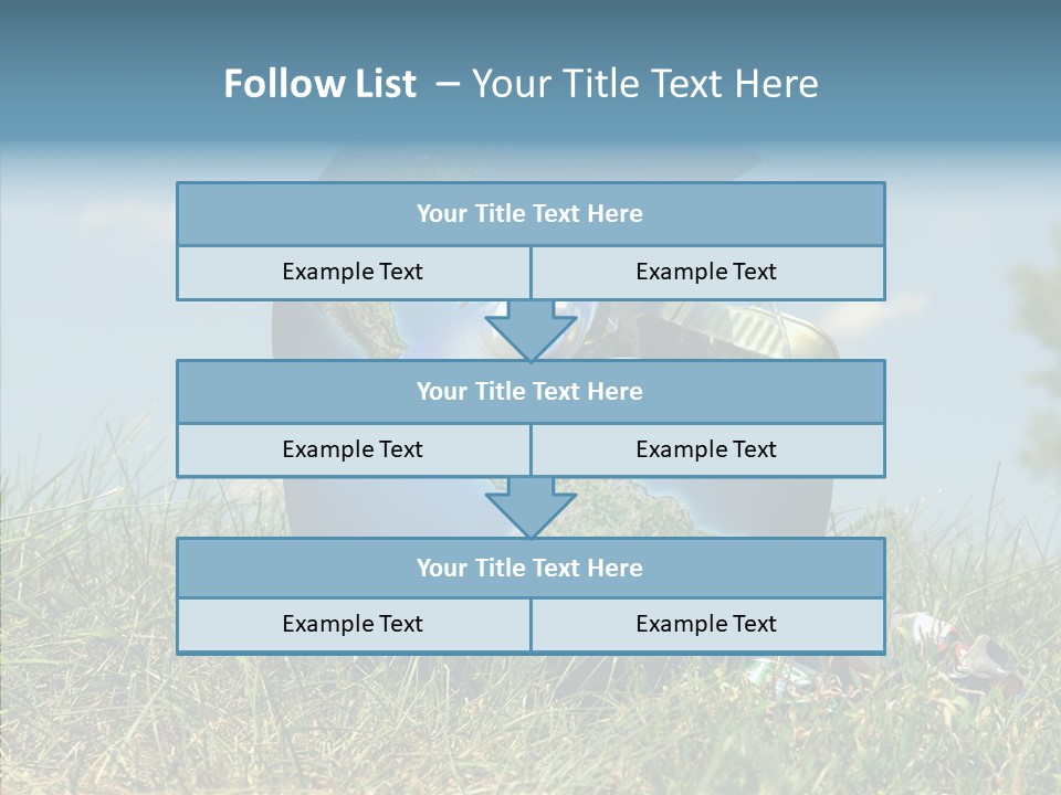 Bottle Idea Concept PowerPoint Template