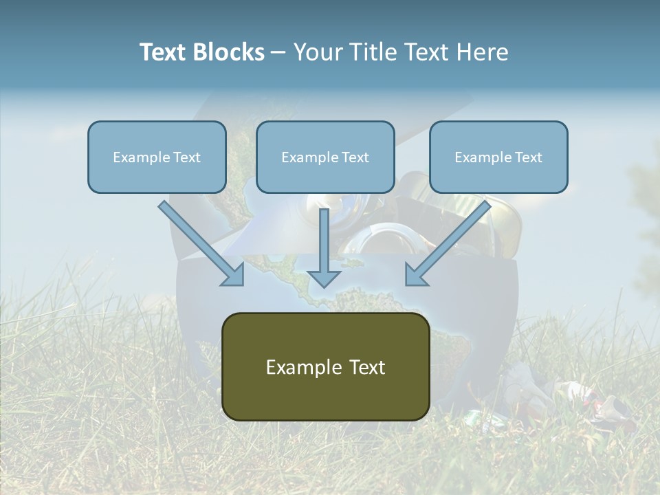 Bottle Idea Concept PowerPoint Template
