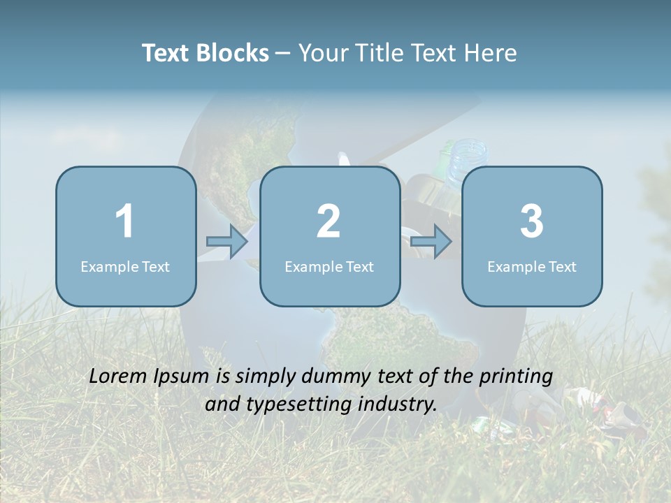 Bottle Idea Concept PowerPoint Template