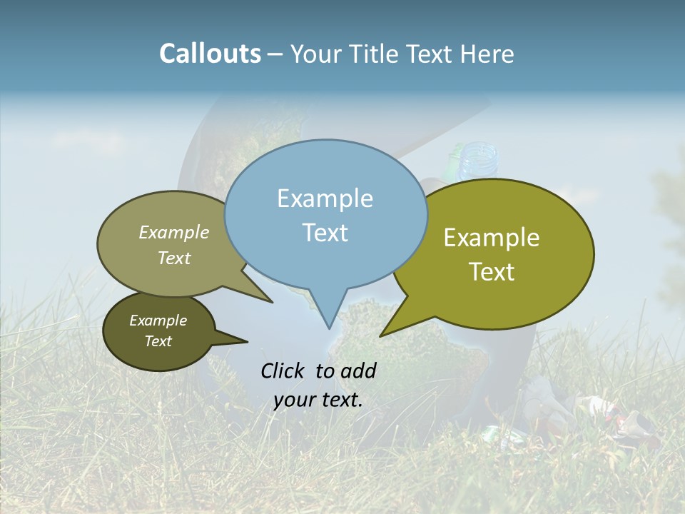 Bottle Idea Concept PowerPoint Template