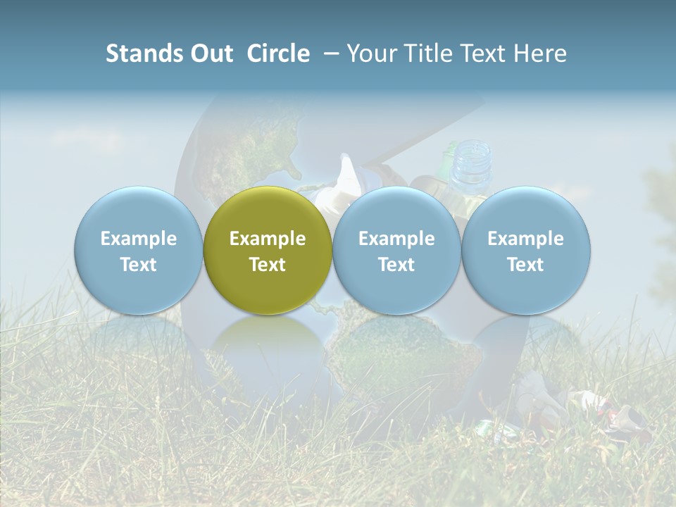 Bottle Idea Concept PowerPoint Template