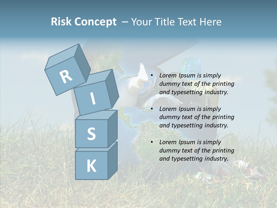 Bottle Idea Concept PowerPoint Template