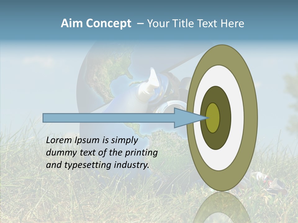 Bottle Idea Concept PowerPoint Template