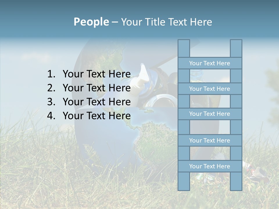 Bottle Idea Concept PowerPoint Template