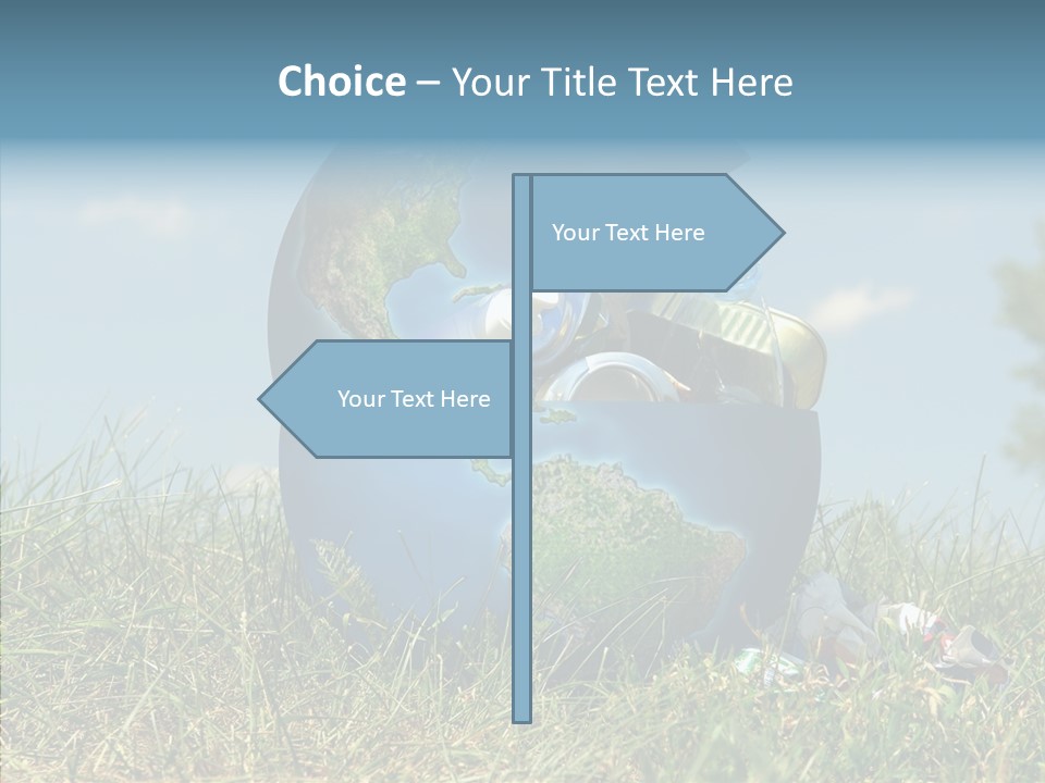 Bottle Idea Concept PowerPoint Template