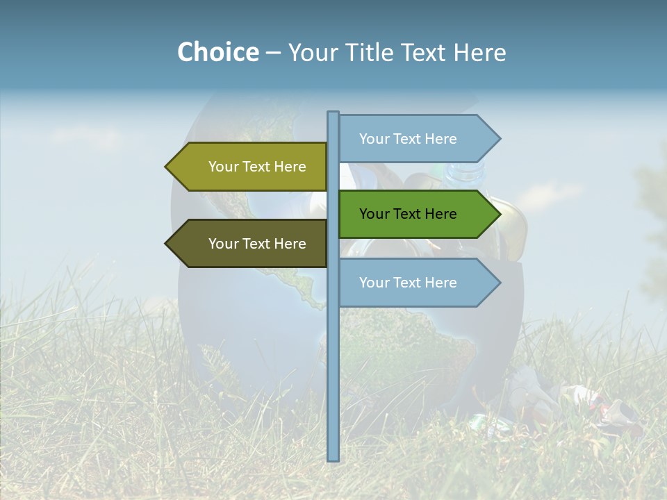 Bottle Idea Concept PowerPoint Template