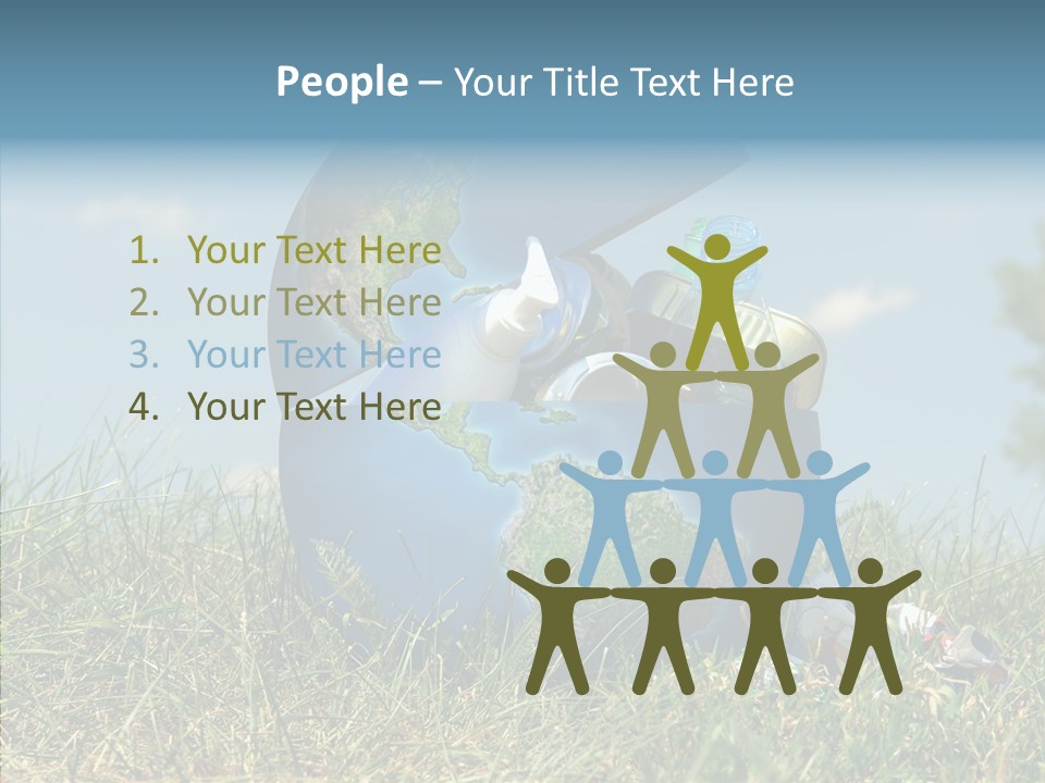 Bottle Idea Concept PowerPoint Template