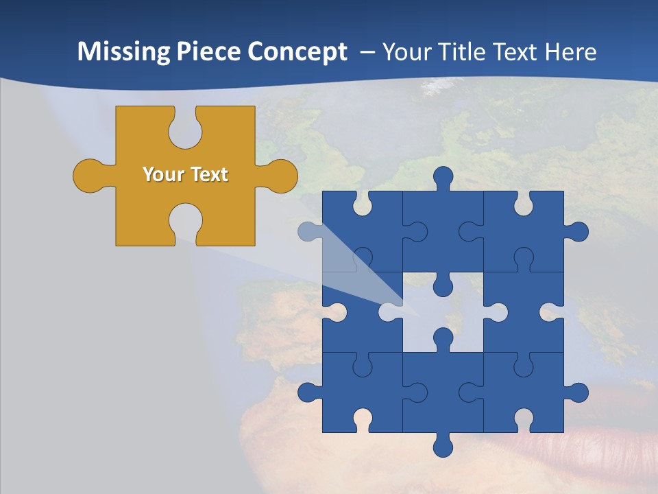 Carthography Continent Girl PowerPoint Template