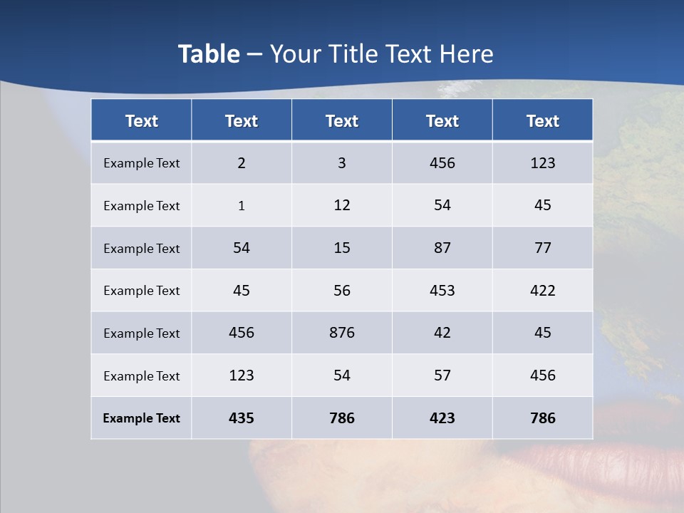 Carthography Continent Girl PowerPoint Template