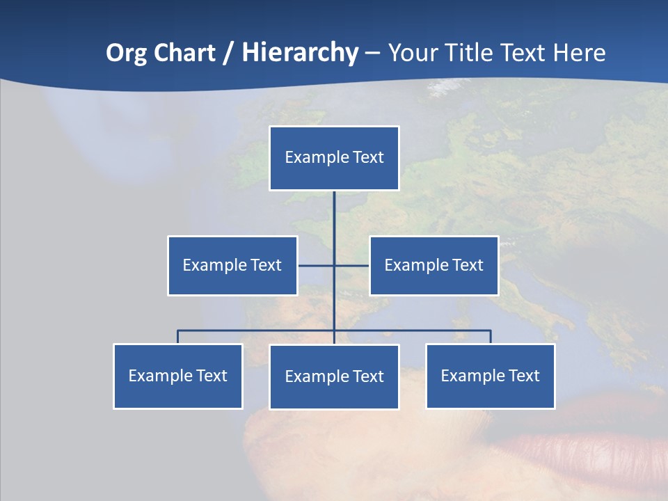 Carthography Continent Girl PowerPoint Template