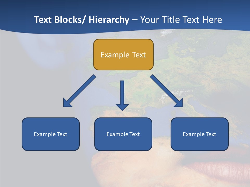 Carthography Continent Girl PowerPoint Template