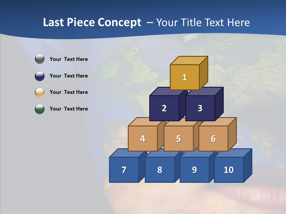 Carthography Continent Girl PowerPoint Template