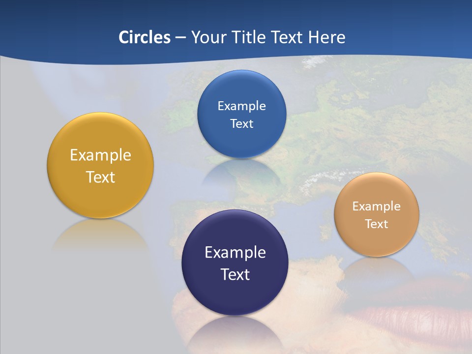 Carthography Continent Girl PowerPoint Template