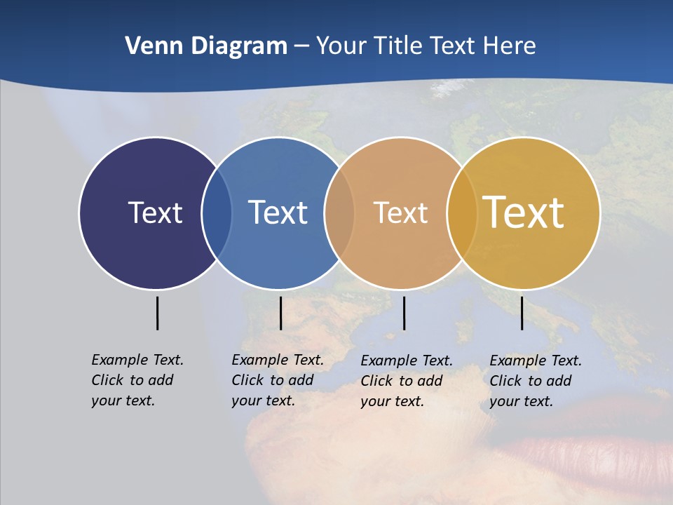 Carthography Continent Girl PowerPoint Template