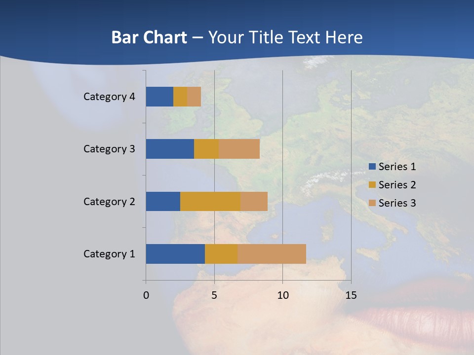 Carthography Continent Girl PowerPoint Template
