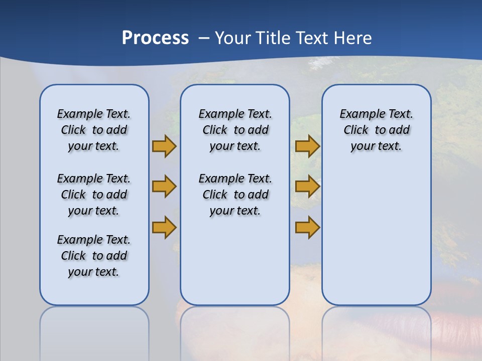 Carthography Continent Girl PowerPoint Template