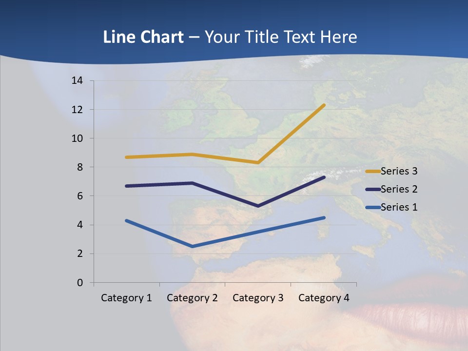 Carthography Continent Girl PowerPoint Template