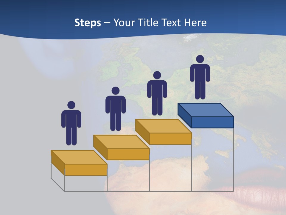 Carthography Continent Girl PowerPoint Template