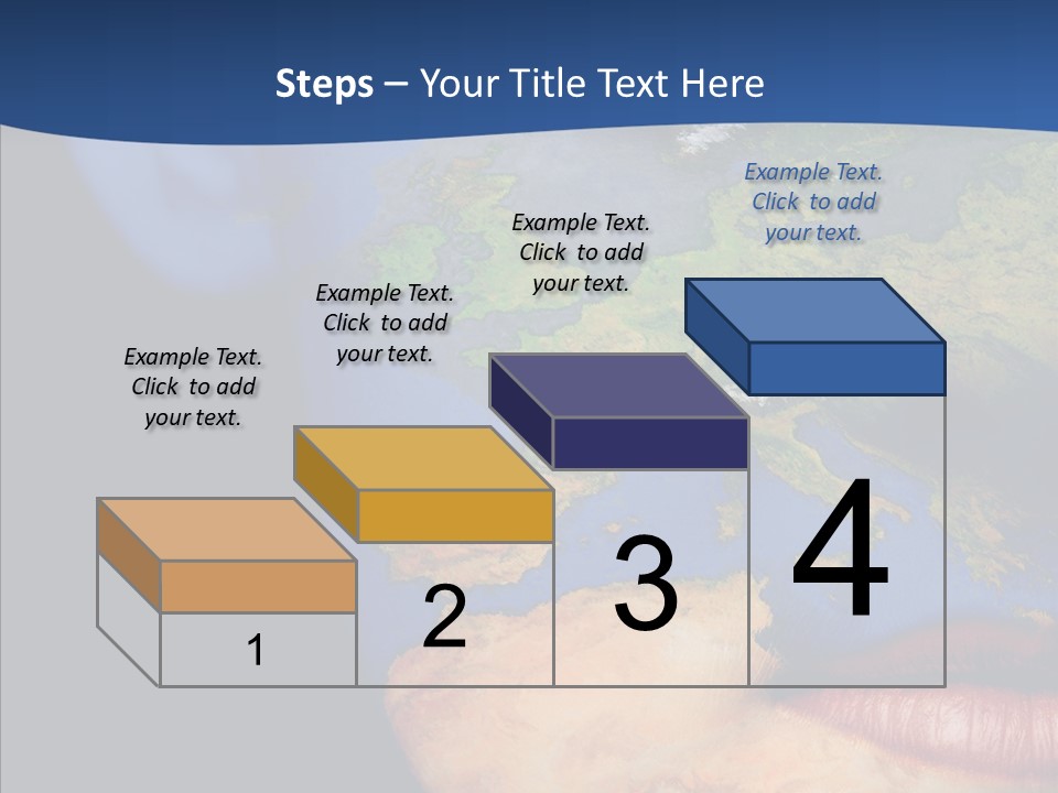 Carthography Continent Girl PowerPoint Template
