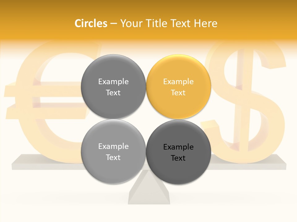 Gold Money Abstract PowerPoint Template