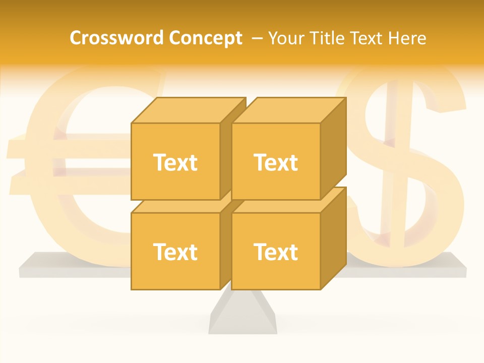 Gold Money Abstract PowerPoint Template