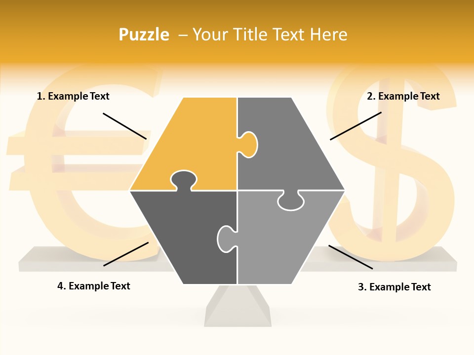 Gold Money Abstract PowerPoint Template