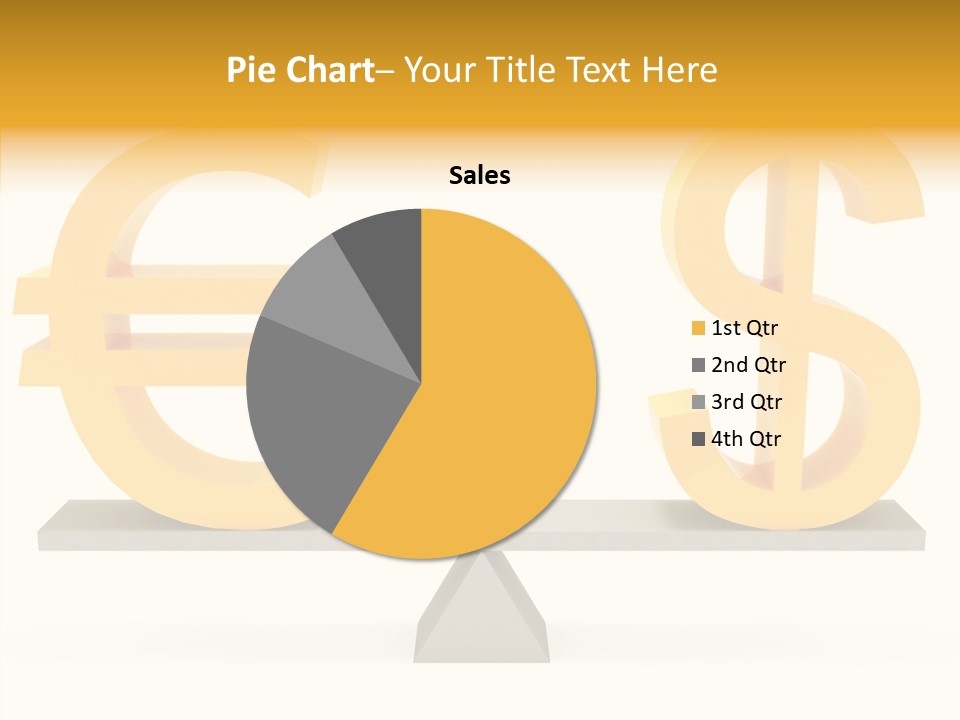 Gold Money Abstract PowerPoint Template