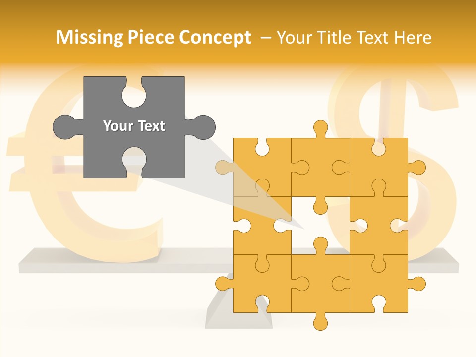 Gold Money Abstract PowerPoint Template