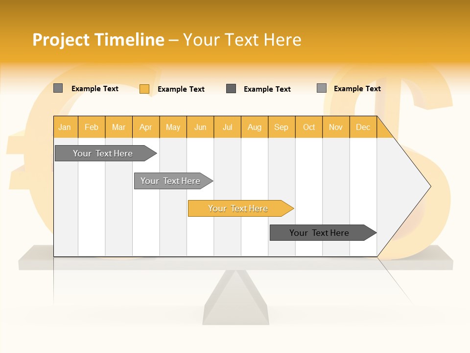 Gold Money Abstract PowerPoint Template