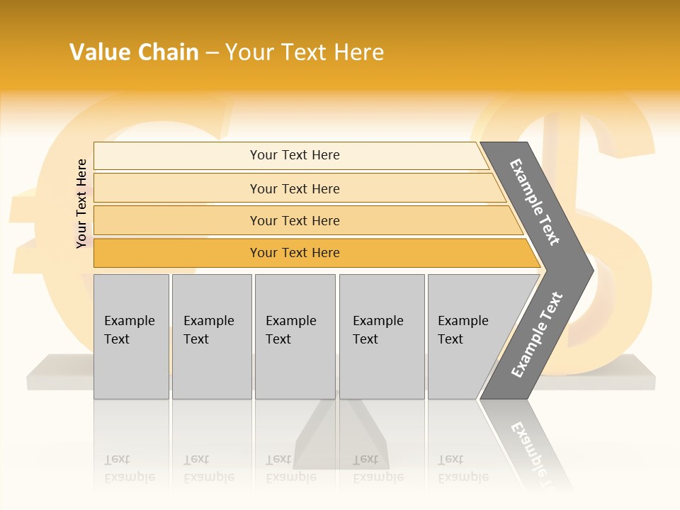 Gold Money Abstract PowerPoint Template
