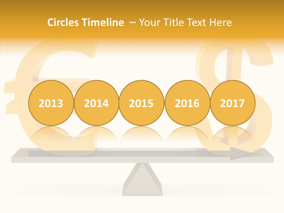 Gold Money Abstract PowerPoint Template