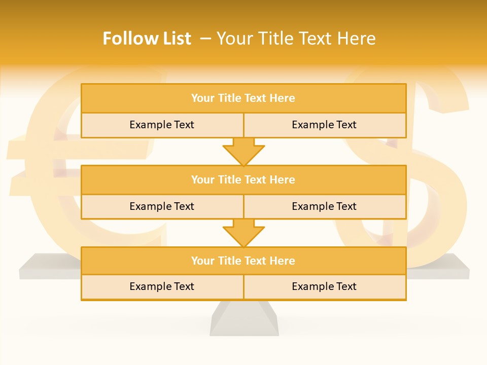 Gold Money Abstract PowerPoint Template
