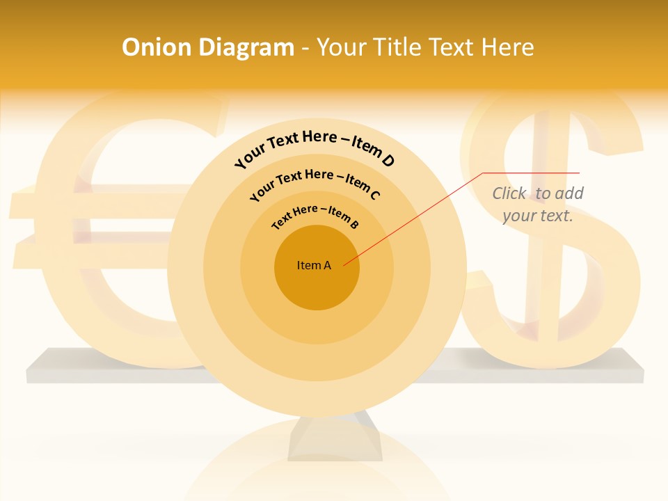 Gold Money Abstract PowerPoint Template