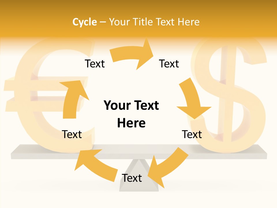 Gold Money Abstract PowerPoint Template