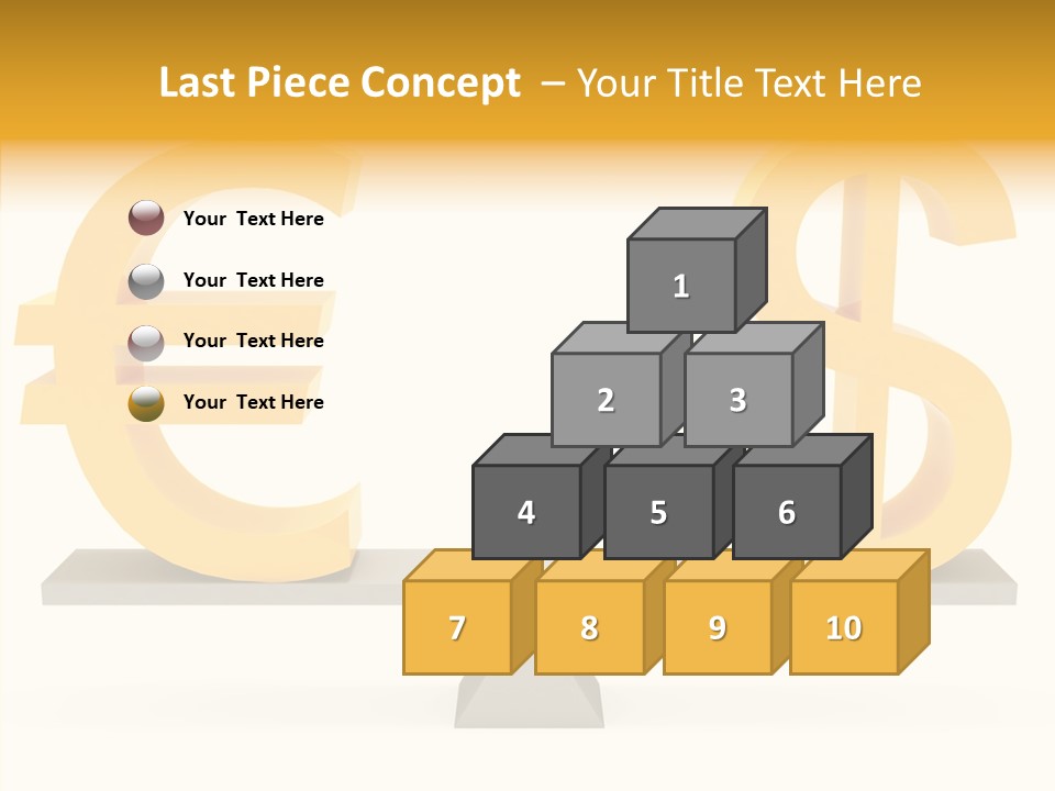 Gold Money Abstract PowerPoint Template