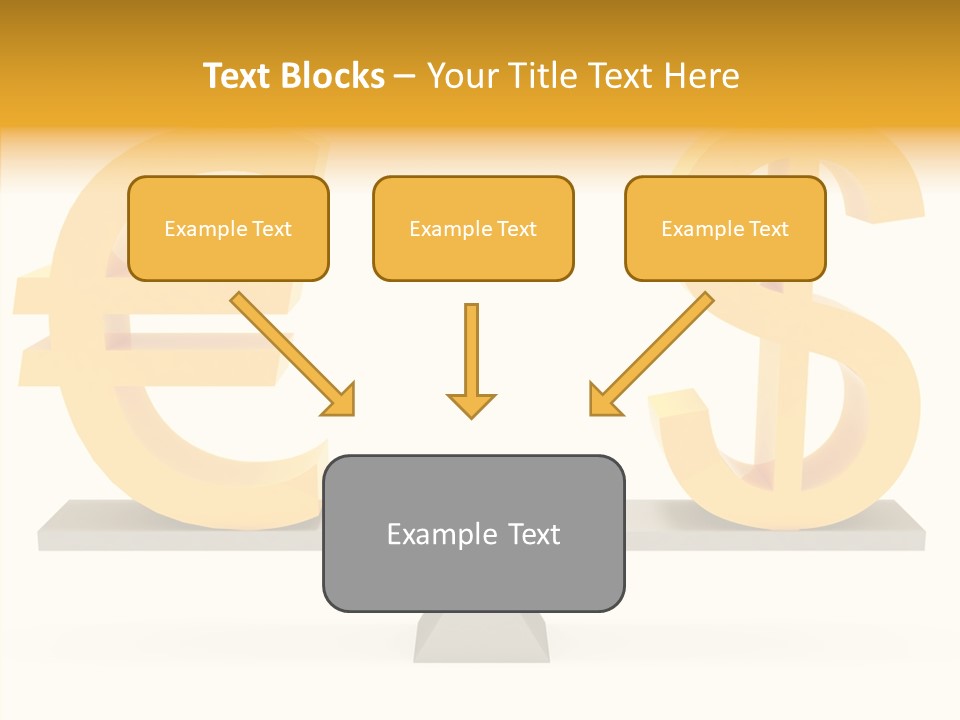 Gold Money Abstract PowerPoint Template