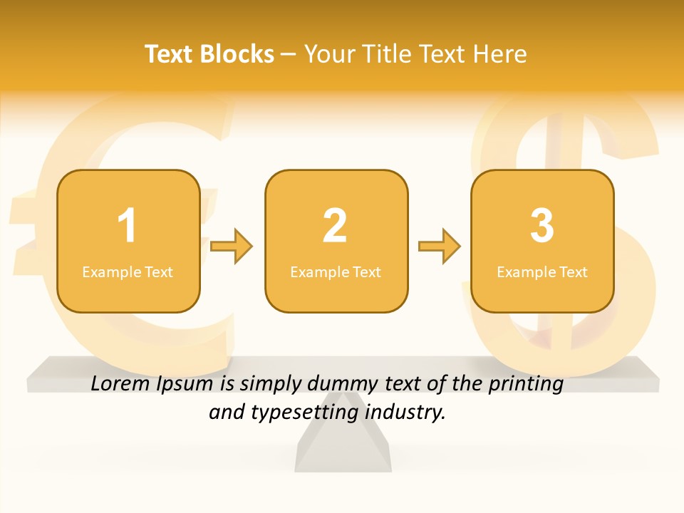 Gold Money Abstract PowerPoint Template