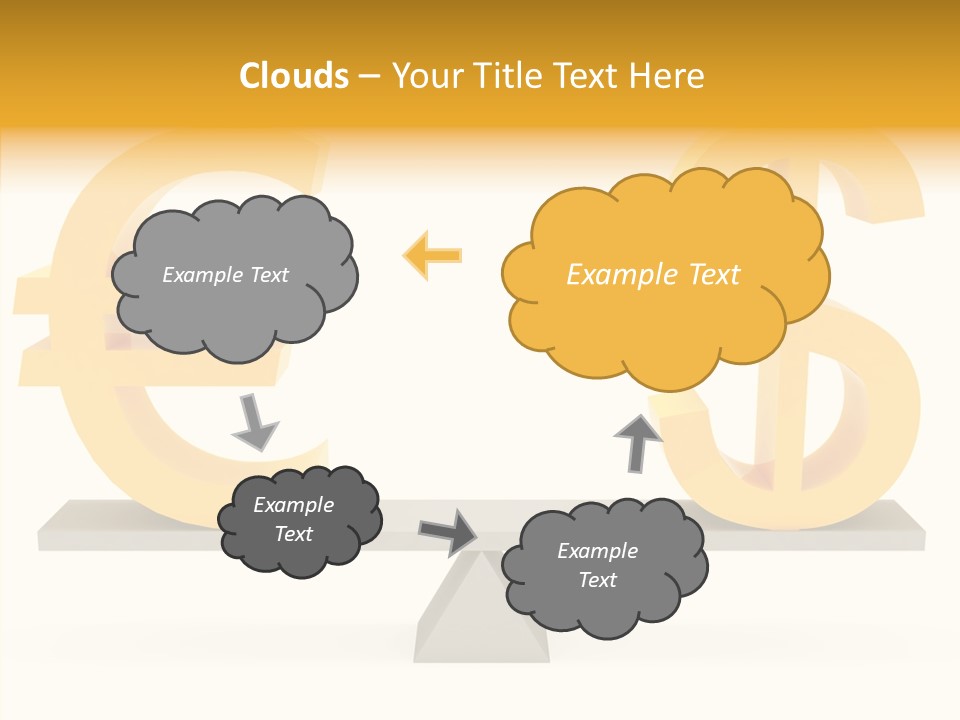 Gold Money Abstract PowerPoint Template