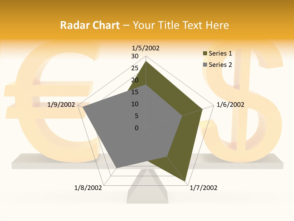 Gold Money Abstract PowerPoint Template